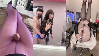银荡的兔女郎被疯狂打桩后到腿软站不起来…… #Alone